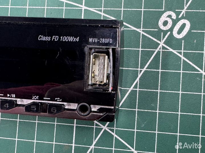 Pioneer mvh-280fd панель магнитолы