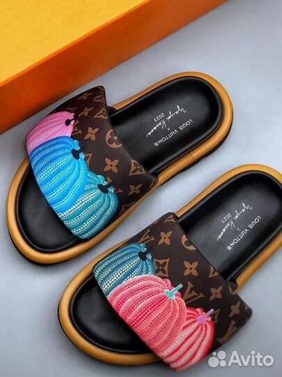 Тапочки louis vuitton 37, на стельку 23,5