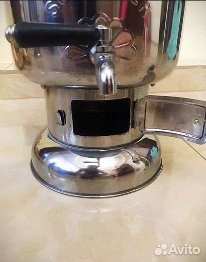 Самовар на дровах нержавейка из Турции