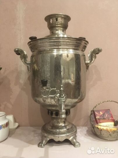 Самовар дровяной угольный