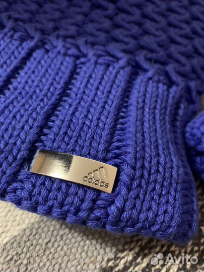 Комплект шапка и варежки adidas