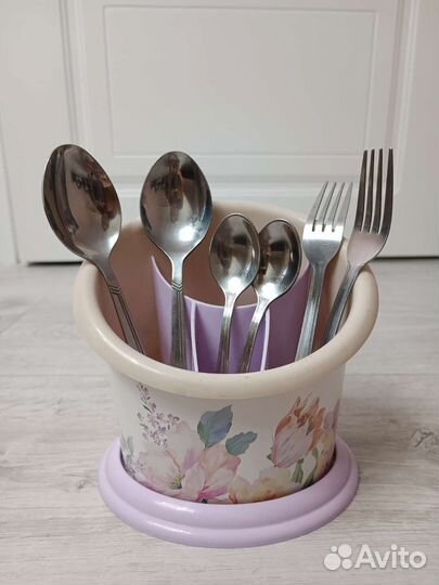 Подставка-сушилка для столовых приборов, пластик