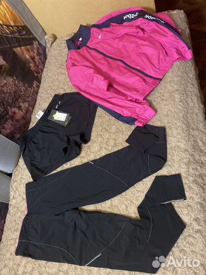Шорты Demix 2XS, леггинсы, ветровка Reebok