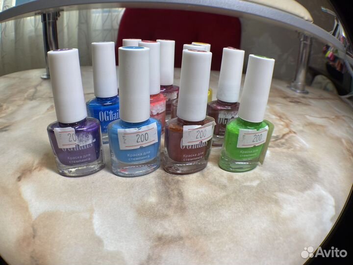 Краска для стемпинга, универсальная гель-краска