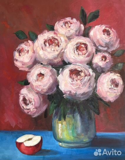 Картина букет цветы