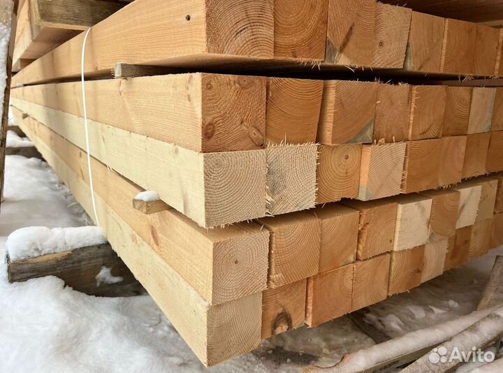 Доска обрезная 40х100х6000мм от производителя