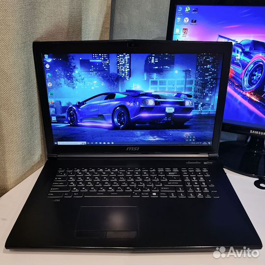 Игровой ноутбук MSI 17.3 I7 SSD/HDD RAM8GB GTX950
