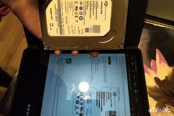 HDD seagate 1TB (оригинал)