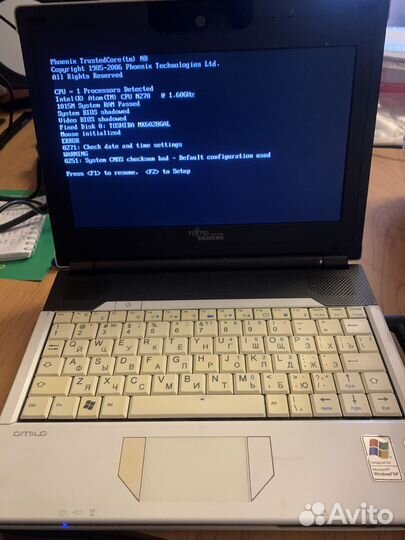 Fujitsu siemens amilo mini