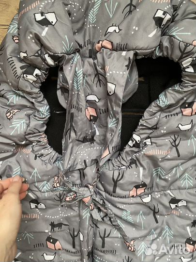 Зимний конверт в коляску