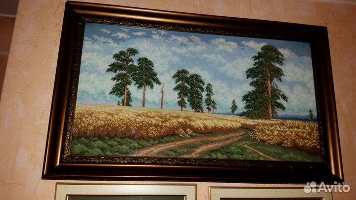 Картина вышитая крестом