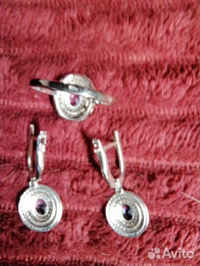 Серебряные серьги