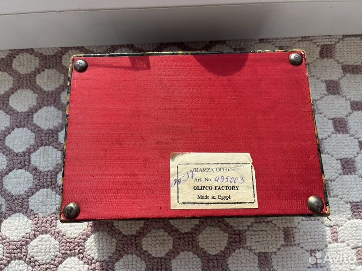 Шкатулка кожаная ягипетская