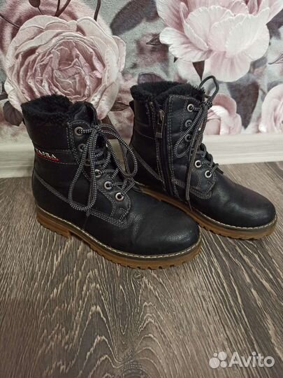 Ботинки зимние для девочки 33 размер