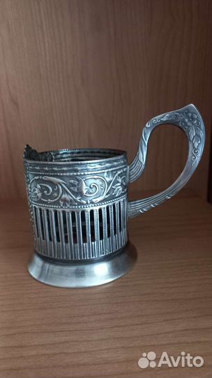 Подстаканник мельхиоровый СССР