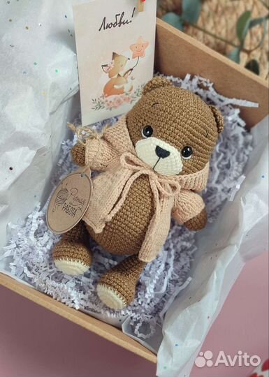 Вязаный мишка