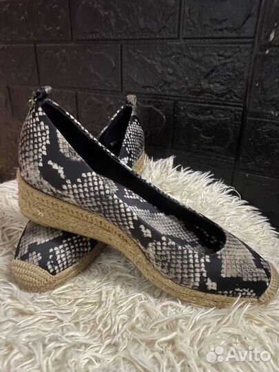 Эспадрильи на танкетке женские 39 размер