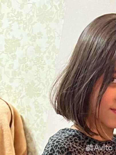 Волосы детские 35 см срез