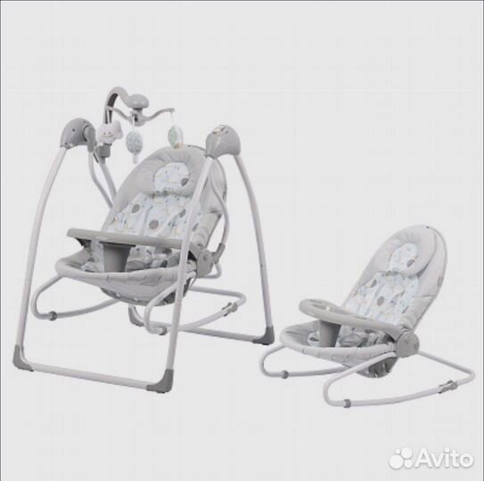 Электрокачели шезлонг 2 в 1