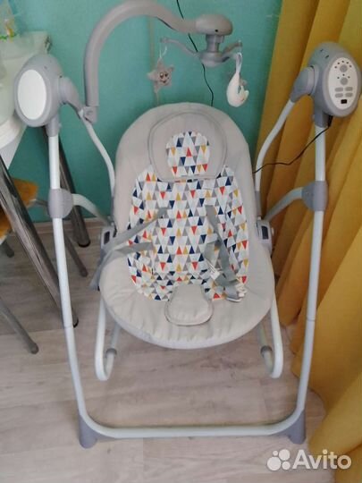 Детские электронные качели, шезлонг