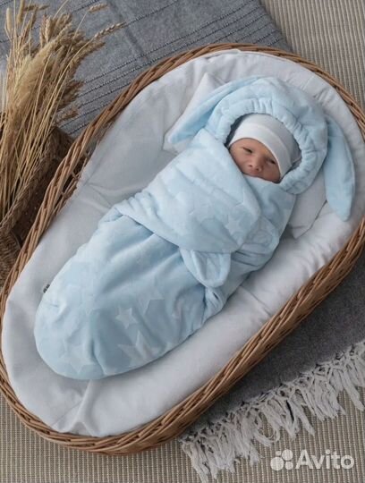 Конверт кокон на выписку