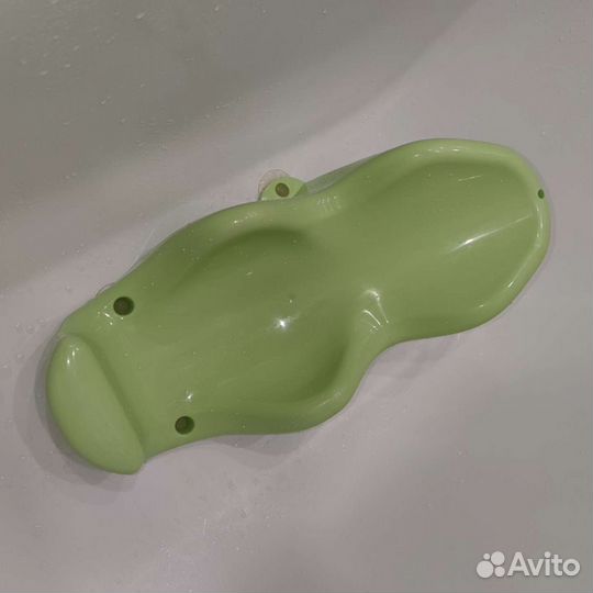 Горка для купания зелёная