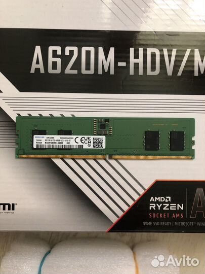 Материнская плата Asrock A620M-HDV/M.2