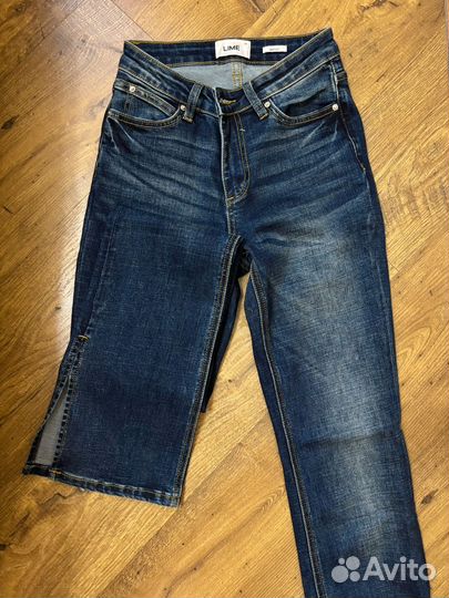 Джинсы lime 36 с разрезами