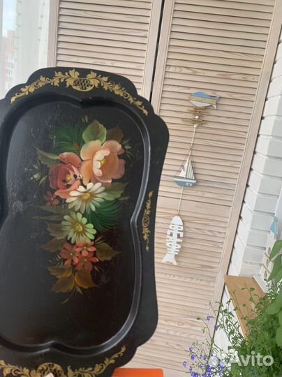 Поднос металлический СССР