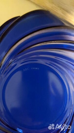 Ваза для фруктов цветное стекло