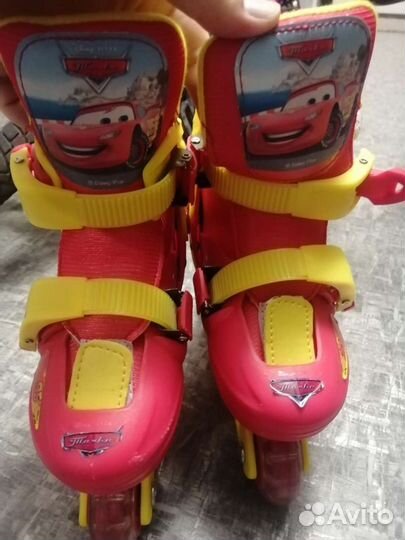 Роликовые коньки с защитой детские