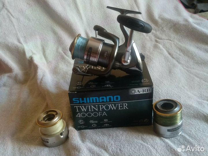 Катушка shimano twin power 4000FA