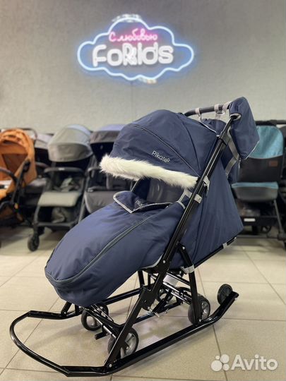 Новые Санки-Коляска Pikate