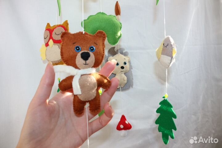 Мобиль «лесные звери»