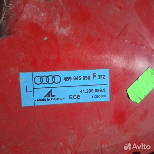 Задние фонари ауди а6 с5 авант