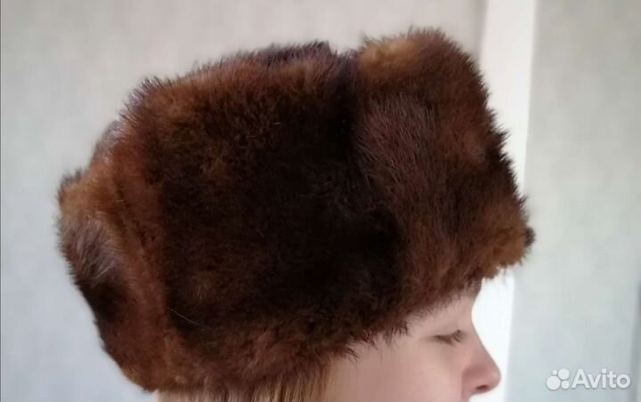 Норковая шапка мужская