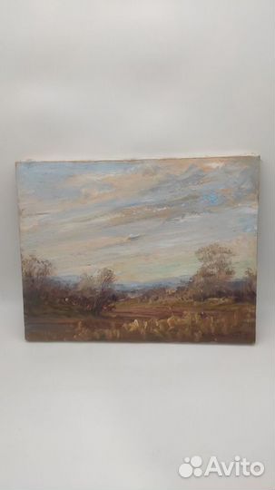 Картина Винтажная Охота на лис холста масло сер. X