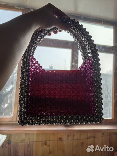 Сумка из бусин ручной работы