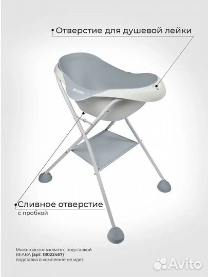 Ванночка для купания beaba