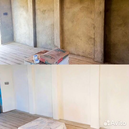 Покраска стен, полов, потолков