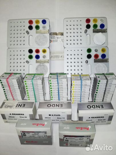 Файлы эндодонтические в ассортименте
