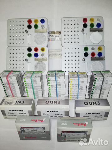 Файлы эндодонтические в ассортименте