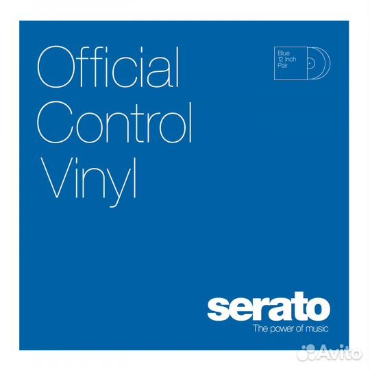 Serato Control Vinyl - 12 Blue Pair