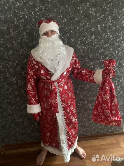 Костюм деда мороза взрослый