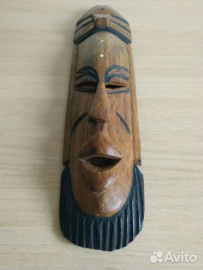 Маска Из Африки Оливкового Дерева Тунис