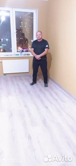 Укладка ламината, кварцвинил, линолеум, плинтус