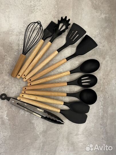 Набор кухонных принадлежностей, столовая утварь