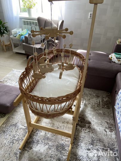 Люлька колыбель из лозы