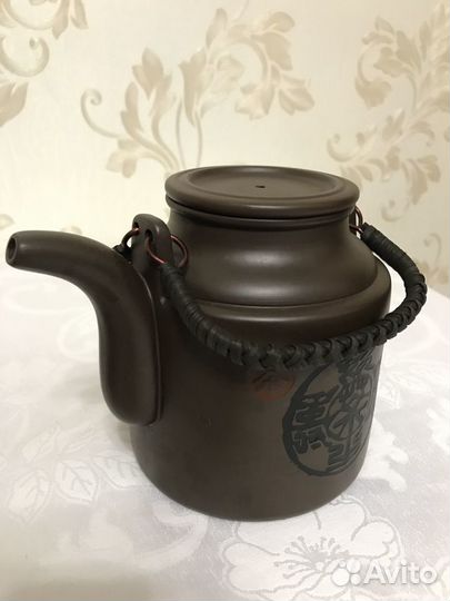 Чайный сервиз из красной глины