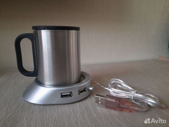USB нагреватель кружки с 2 портами